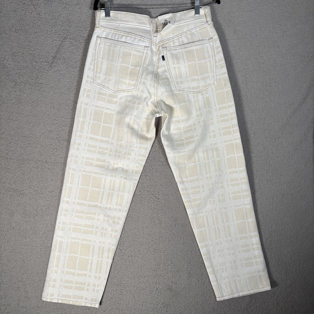 NWT Levi’s Made & Crafted Jeans Women’s Size 29x27 The Column Taper Summer Plaid - Picture 12 of 16